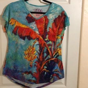Leoma Lovegrove Banana Tree print shirt